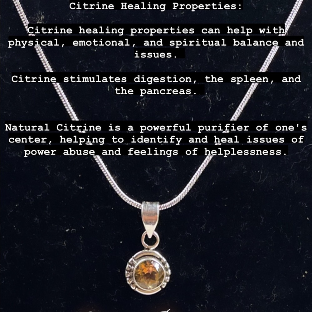 Citrine Pendant